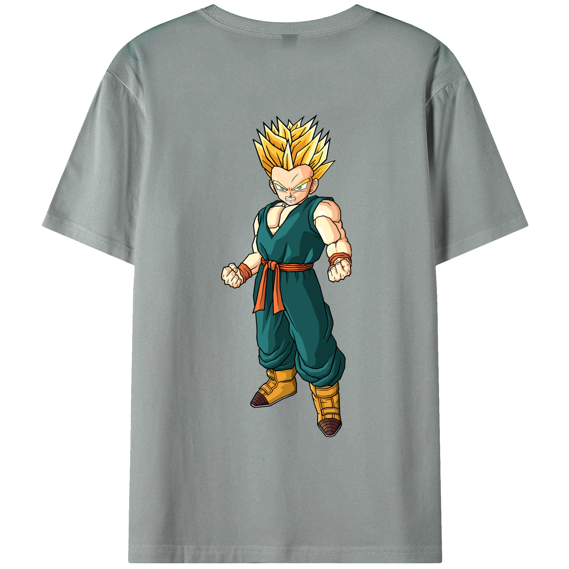 （画像用） ドラゴンボール DRAGON BALL 綿100％ メンズ半袖Tシャツ（バックプリント） 通気性